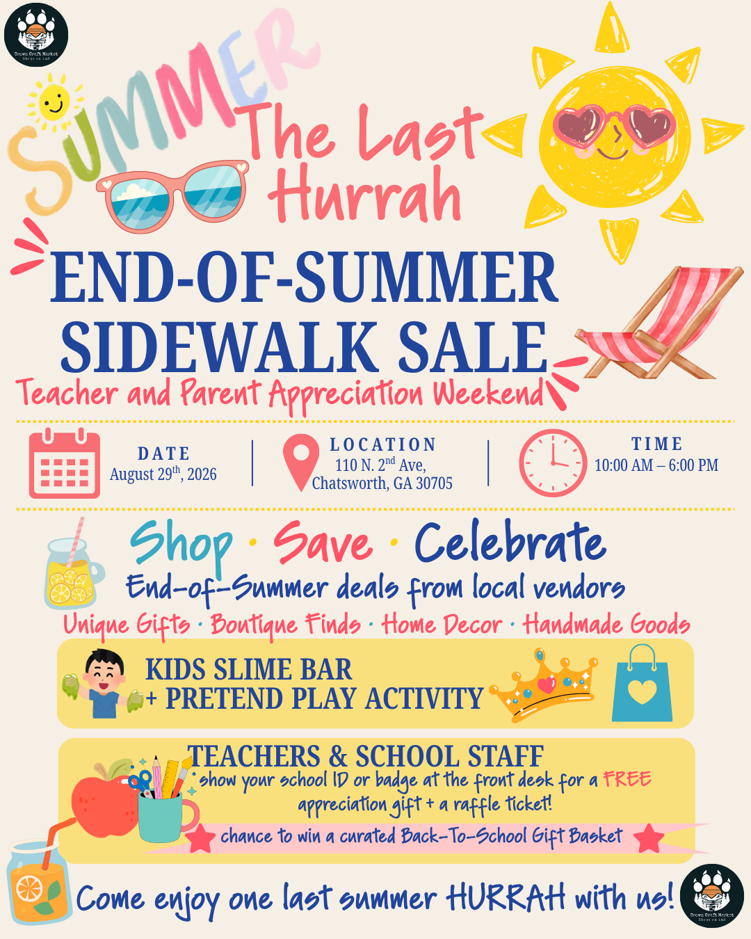 The Last Hurrah: End-of-Summer Sidewalk Sale