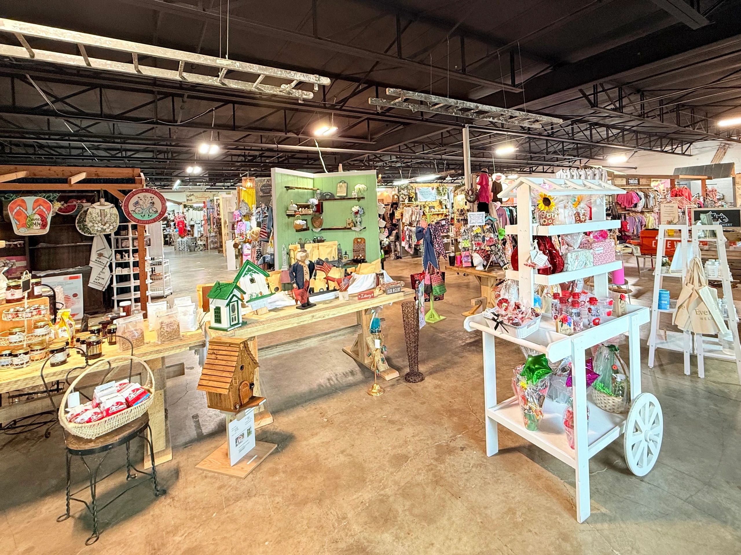 Vintage home decor at Crown Craft Market